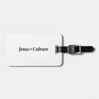 Jesus > Kultur Tee - djärv Faith. Enkel sanning. Bagagebricka