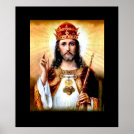 Jesus Kung Art nouveau Skriv ut Poster