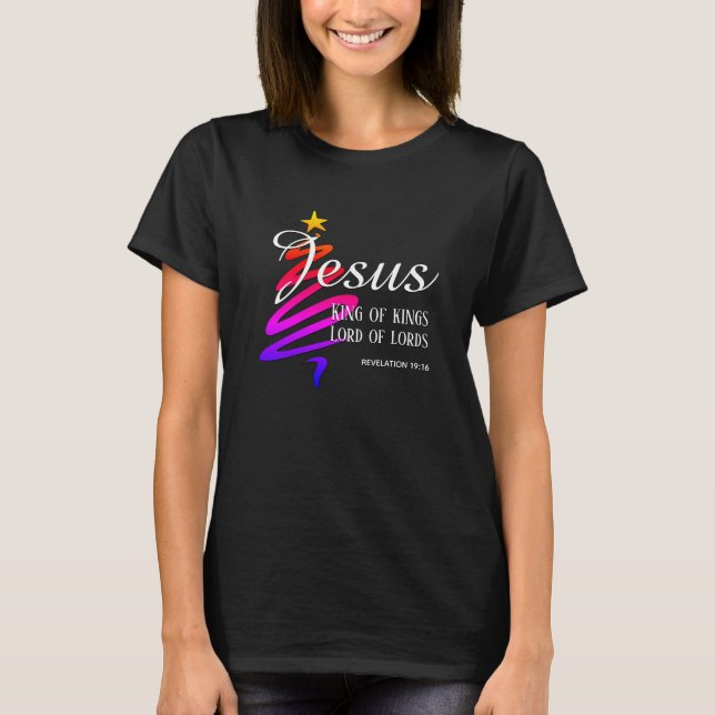 JESUS KUNG AV KUNG Jul T-Shirt (Framsida)