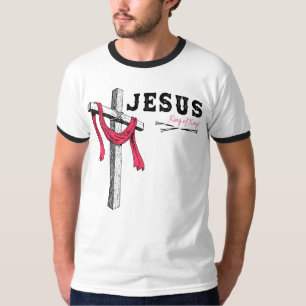 Jesus - Kung i Kung, 1 Kor 3 Nagel 4 T Shirt
