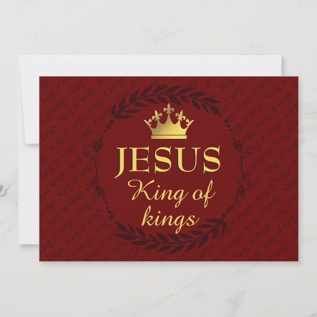 JESUS KUNG I KUNG | Jul Krona BURGUNDY (Framsida)
