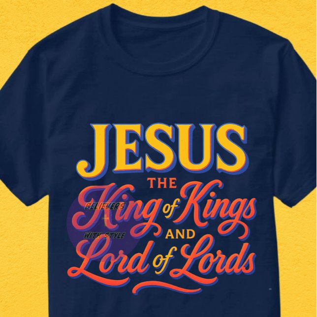 Jesus - Kung i Kung och överordnades T Shirt (Skapare uppladdad)