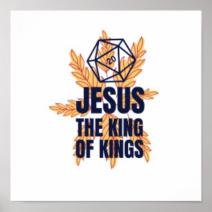 Jesus kung i kung poster