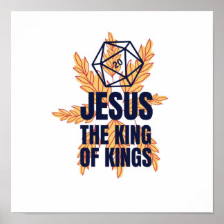 Jesus kung i kung poster