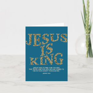Jesus Kung Kamouflage Kristet Kors Skrift Design Kort