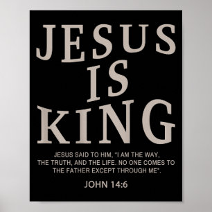 Jesus Kung Kristna Män Ungdom Gud God Son Broder Poster