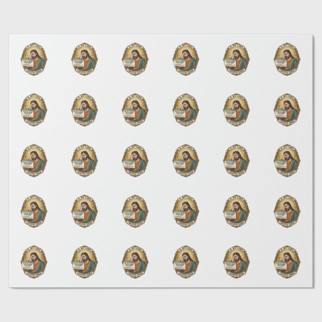 Jesus Lade Till Spam Crypto Gruppchatt Irritation  Presentpapper (Platt)