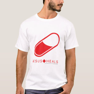 Jesus läker den röda pillen tee shirt