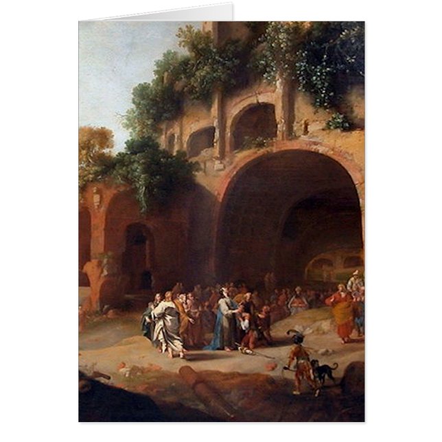 Jesus läker dövet och förstummar - följet OBS kort (Framsidan)