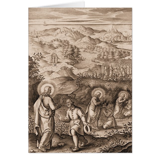 Jesus läker dövet och förstummar OBS kort (Framsidan)