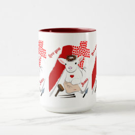 Jesus Lamb av Gud kaffe Mugg
