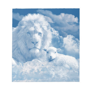 JESUS, LAMB OCH JESUS, LEJONA ANTECKNINGSBLOCK