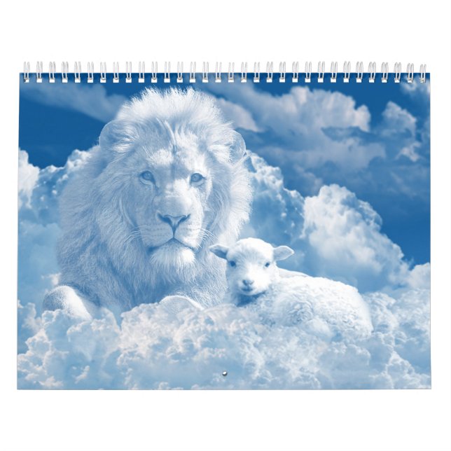 JESUS, LAMB OCH JESUS, LEJONA KALENDER (Omslag)