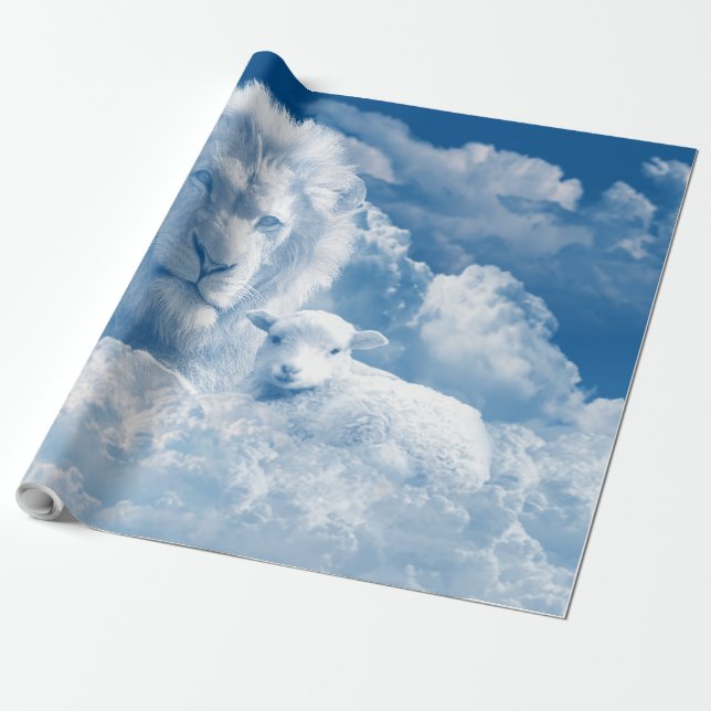 JESUS, LAMB OCH JESUS, LEJONA PRESENTPAPPER (Utrullad)