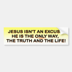 Jesus - långt, sanning, livbildekal bildekal