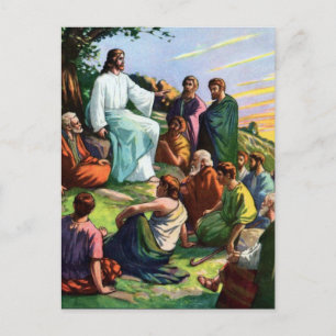 Jesus lär sig att leka vykort