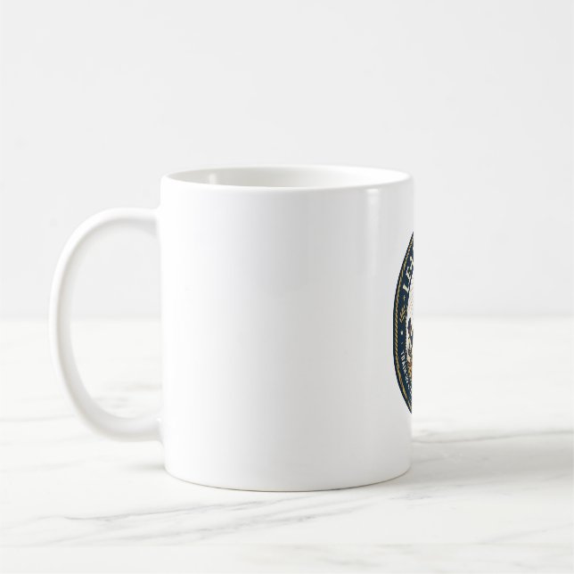 Jesus Lärare Assistent Skola Stödpersonal T-Shirt Kaffemugg (Vänster)