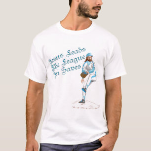 Jesus leder ligan sparar in t-shirt