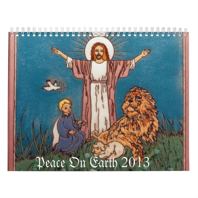 Jesus Lejon och Lamb Peace on Earth 2013 Kalender (Omslag)