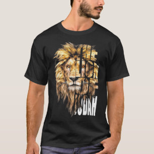 Jesus Lejon om för manar kvinnor i Judah Christian T Shirt