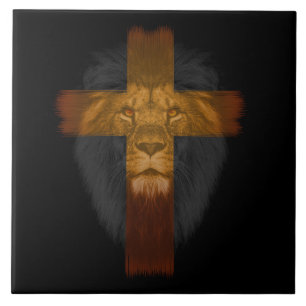 Jesus Lejon om Judah Ceramic Tile Kakelplatta