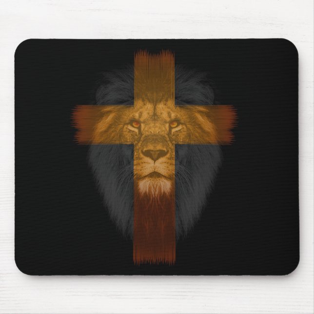 Jesus Lejon om Judah Mousepad Musmatta (Framsidan)