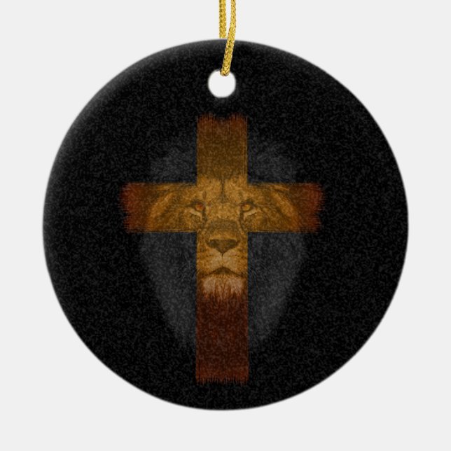 Jesus Lejon om Judah Ornament (Framsidan)