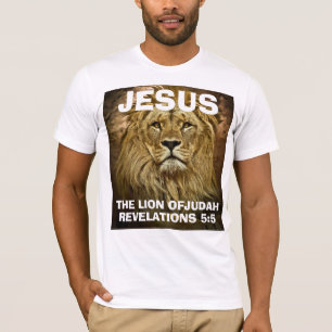 JESUS LEJONA JUDAH, kristna T-shirts