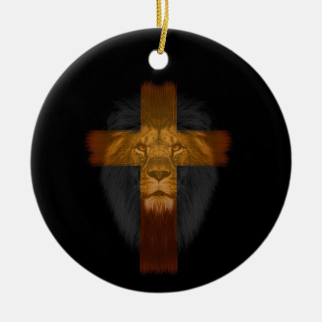 Jesus Lejonare av Judah Ornament (Framsidan)