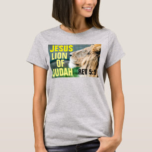 Jesus, Lejonet av Juda Kristna T-shirts