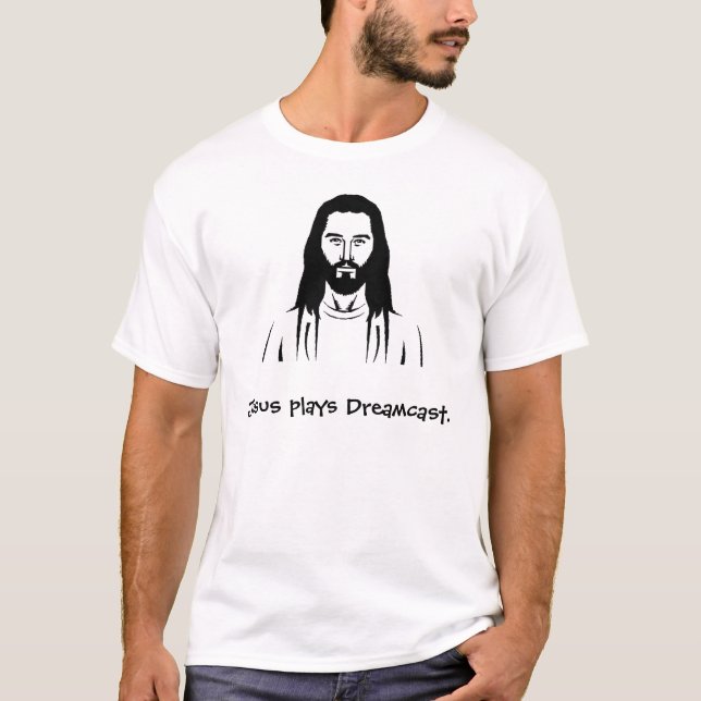 Jesus lekar Dreamcast. Tee (Framsida)