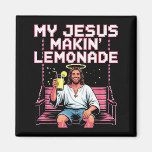 Jesus Lemonad Roligt Kristet Meme Magnet