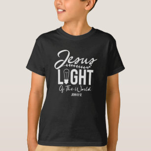 Jesus Light the World - Bible Verse T Shirt