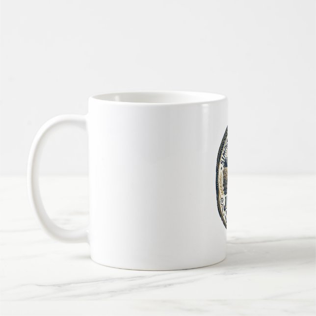 Jesus lilla hus långsamt liv vintage kaffemugg (Vänster)