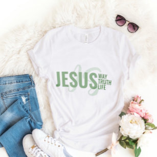 Jesus, liv, sanning T-shirt