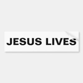 "Jesus Lives" Bumper Sticker Bildekal