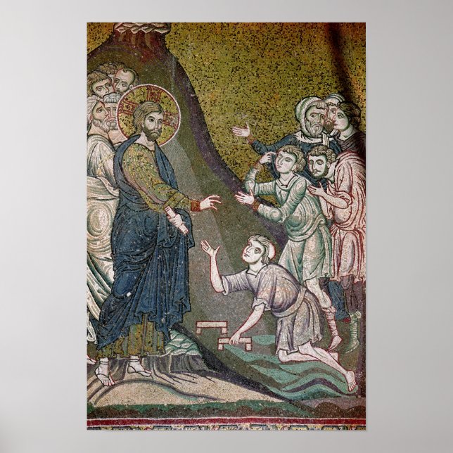 Jesus Ljuger de utsatta och Blinden Poster (Framsidan)