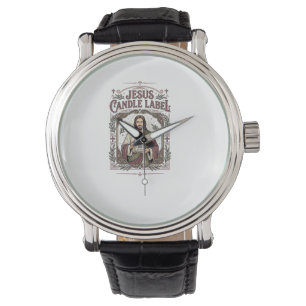 Jesus Ljus Candle Etikett Jesus Ljus Kristna Tro V Armbandsur