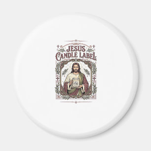 Jesus Ljus Label Jesus Ljus Kristet Förtroende Vi Magnet