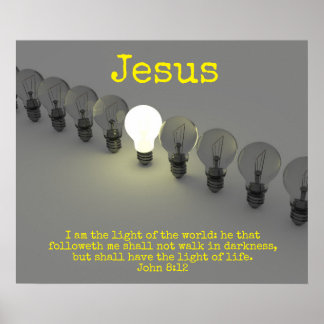 Jesus ljus poster