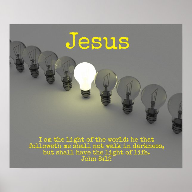 Jesus ljus poster (Framsidan)