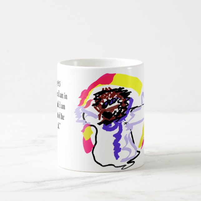 jesus ljus värld  kaffemugg (Center)
