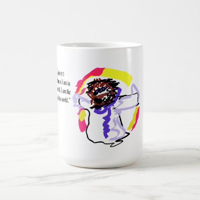 jesus ljus värld  kaffemugg (Center)