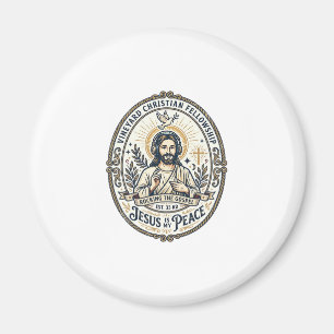 Jesus Lo Fi Studie Beats Estetisk Grafisk T-Shirt Magnet