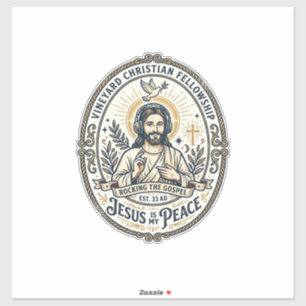 Jesus Lo Fi Studiebatter Aestetisk Grafisk T-Shirt Klistermärken