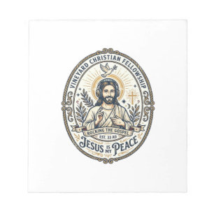 Jesus Lo Fi-studiebitar Aesthetic Grafisk T-shirt Anteckningsblock