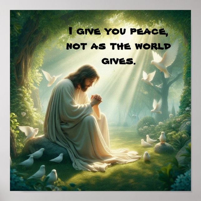 Jesus löften poster: poster (Framsidan)