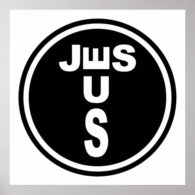 Jesus Logotyp Poster (Framsidan)
