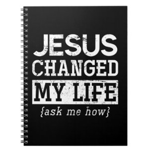 Jesus Lord Christian Gift Gud Savior Jesus Pullove Anteckningsbok