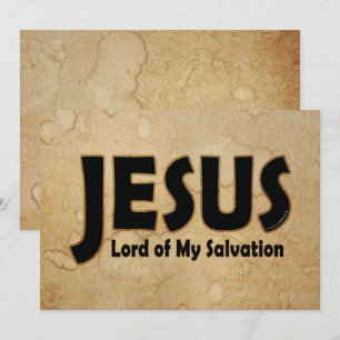 JESUS Lord of Salvation Kort